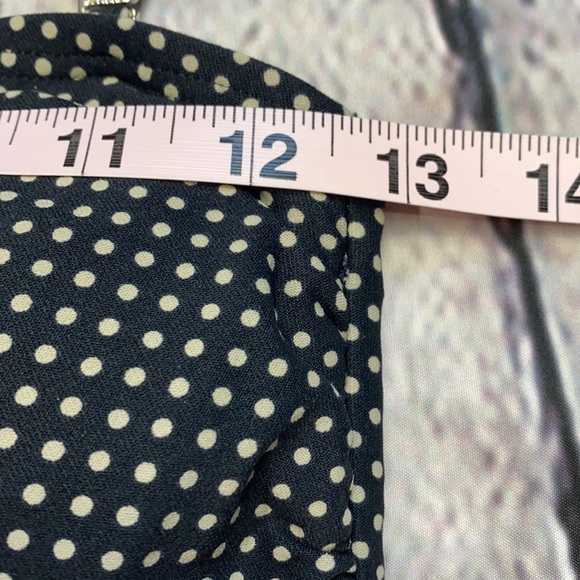 DKNY Black w/Tan Dots Tankini Top Size: S\CH\P - Picture 7 of 17